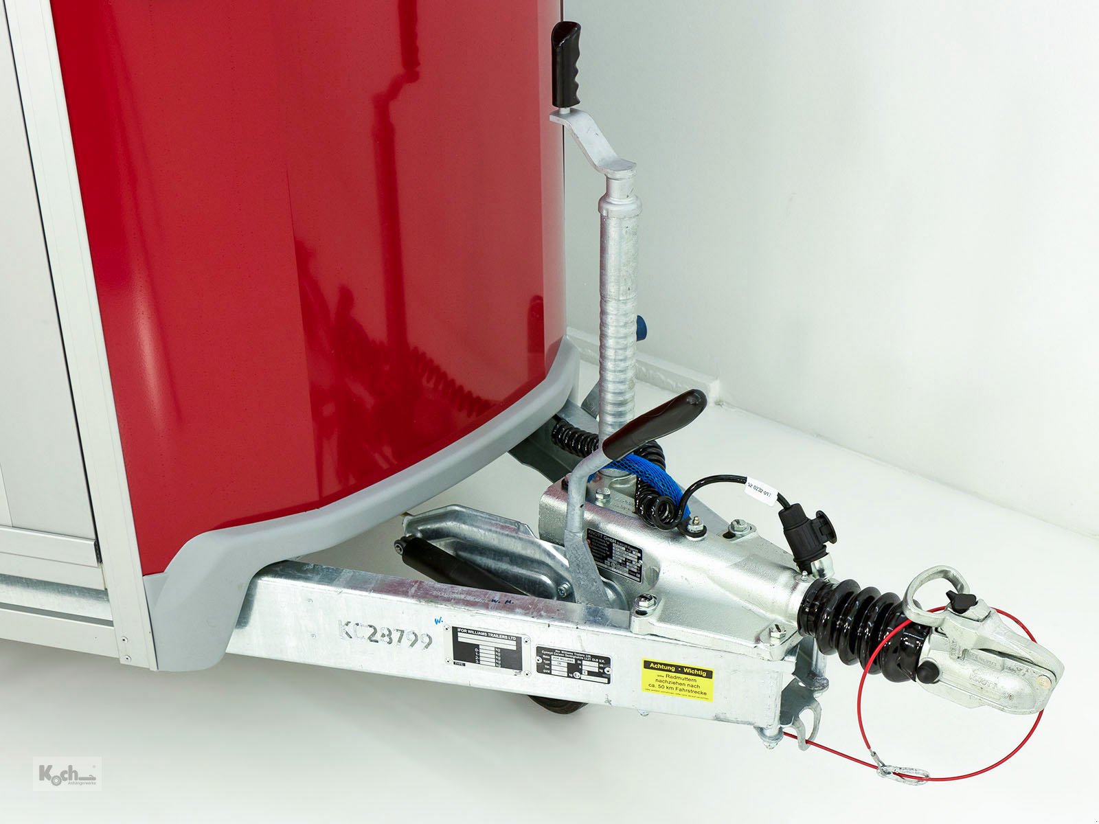 Anhänger des Typs Ifor Williams Pferdeanhänger HBX 506|Frontausstieg|rot (Pf11622085Iw), Neumaschine in Winsen (Luhe) (Bild 13)